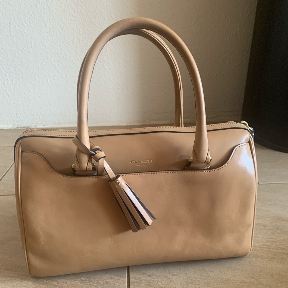Coach leather handbag